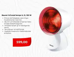 Clas Ohlson Beurer infrarød lampe il 21, 150 w tilbud