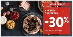Jacobs KAKER & DESSERTER tilbud