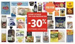 Jacobs STORT UTVALG FRI FOR-PRODUKTER tilbud