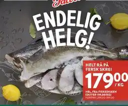 Jacobs HELT RÅ PÅ FERSK SKREI tilbud