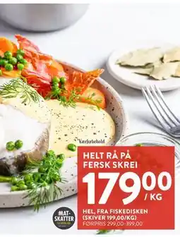 Jacobs HELT RÅ PÅ FERSK SKREI tilbud