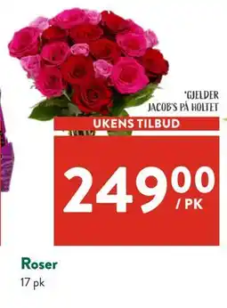 Jacobs Roser tilbud
