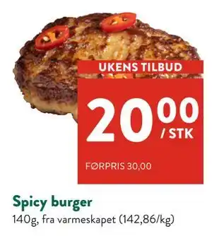 Jacobs Spicy burger tilbud