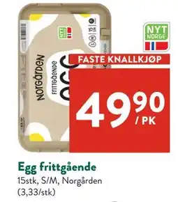 Jacobs Egg frittgående tilbud