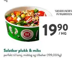 Jacobs Salatbar plukk & miks tilbud
