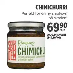 Meny CHIMICHURRI tilbud