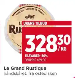 Meny Le Grand Rustique tilbud