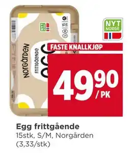 Meny Egg frittgående tilbud