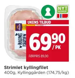 Meny Strimlet kyllingfilet tilbud