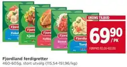 Meny Fjordland ferdigretter tilbud