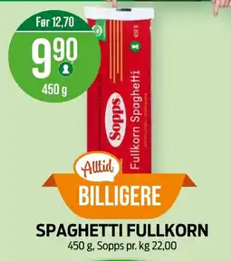 Kiwi SOPPS Spaghetti fullkorn tilbud