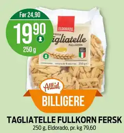 Kiwi ELDORADO Tagliatelle fullkorn fersk tilbud