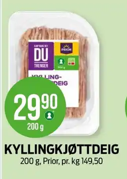 Kiwi PRIOR Kyllingkjøttdeig tilbud
