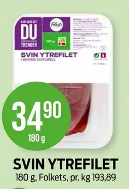 Kiwi FOLKETS Svin ytrefilet tilbud