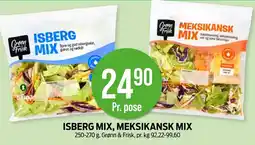 Kiwi GRØNN & FRISK Isberg mix, meksikansk mix tilbud