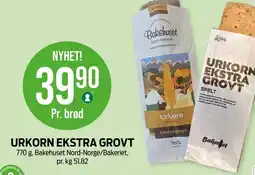 Kiwi BAKEHUSET Urkorn ekstra grovt tilbud