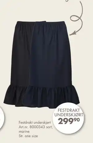 FESTDRAKT UNDERSKJØRT