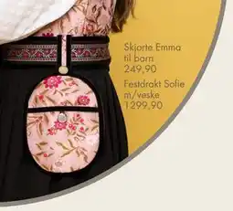 Sparkjøp Festdrakt Sofie m/veske tilbud