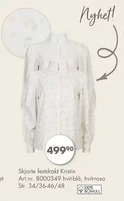 Sparkjøp Skjorte festdrakt Kristin tilbud