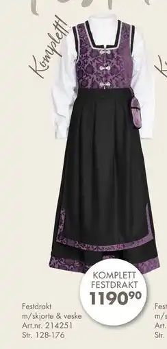 Sparkjøp KOMPLETT FESTDRAKT tilbud