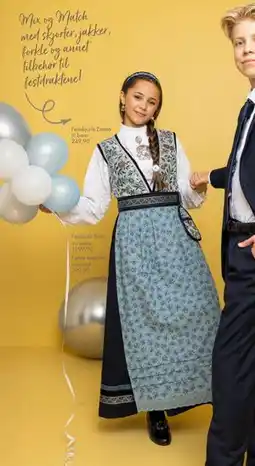 Sparkjøp Forkle festdrakt mønstret tilbud
