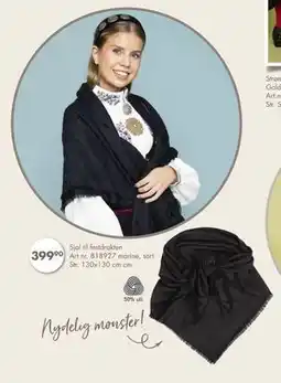 Sparkjøp Sjal til festdrakten tilbud