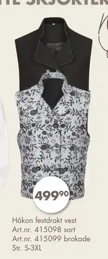 Sparkjøp Håkon festdrakt vest tilbud