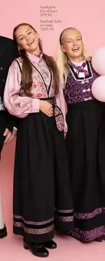 Sparkjøp Festskjorte Eva til barn tilbud