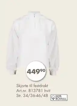 Sparkjøp Skjorte til festdrakt tilbud