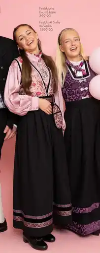 Sparkjøp Festdrakt Sofie m/veske tilbud