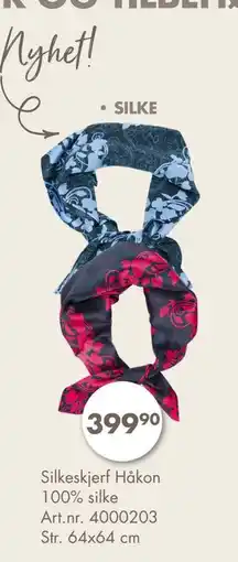 Sparkjøp Silkeskjerf Håkon tilbud