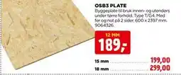 jem & fix OSB3 PLATE tilbud