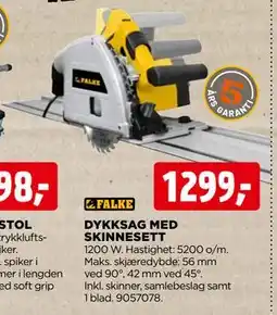 jem & fix DYKKSAG MED SKINNESETT tilbud