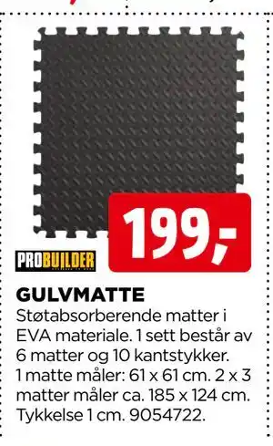 jem & fix GULVMATTE tilbud