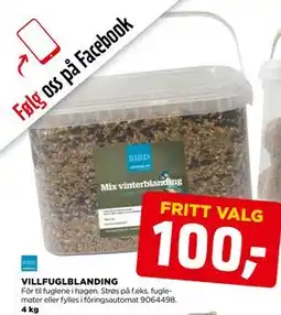 jem & fix VILLFUGLBLANDING tilbud