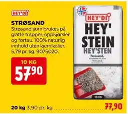 jem & fix STRØSAND tilbud