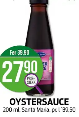 Kiwi Santa Maria Oystersauce tilbud