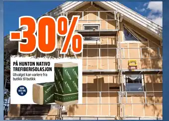 Coop Obs På Hunton nativo trefiberisolasjon tilbud