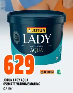 Coop Obs Jotun Lady aqua 05/matt våtromsmaling tilbud