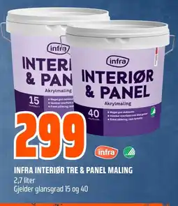 Coop Obs Infra Interiør tre & panel maling tilbud