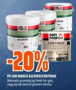 Coop Obs På San Marco allover/continuo tilbud