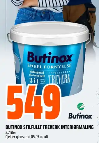 Butinox Stilfullt treverk interiørmaling