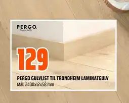 Coop Obs Pergo gulvlist til trondheim laminatgulv tilbud