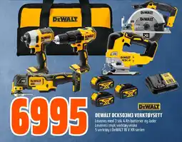 Coop Obs DEWALT DCK503M3 Verktøysett tilbud