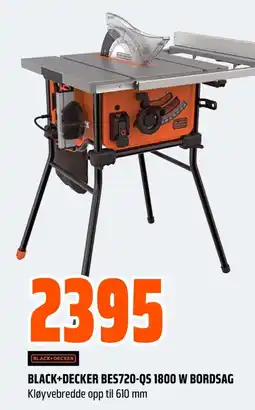 Coop Obs BLACK+DECKER BES720-QS 1800 W Bordsag tilbud