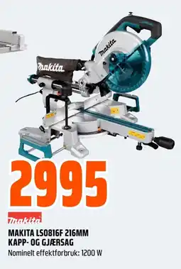 Coop Obs MAKITA LS0816F 216mm kapp- og gjærsag tilbud