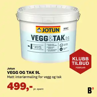 Jotun Vegg og tak