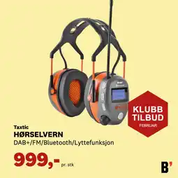 Bygger'n Taxtic Hørselvern tilbud