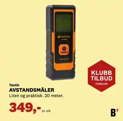 Bygger'n Taxtic Avstandsmåler tilbud