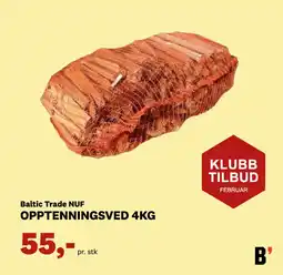Bygger'n Baltic Trade NUF Opptenningsved tilbud